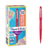 Paper Mate Flair Fibre Tip Pen Medium Point 0.7mm Red (Pack 12) S0190993